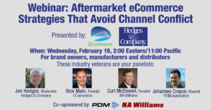 Webinar: Aftermarket eCommerce Strategies That Avoid Channel Conflict